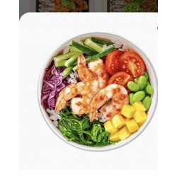 Poke Bowl mit Garnelen